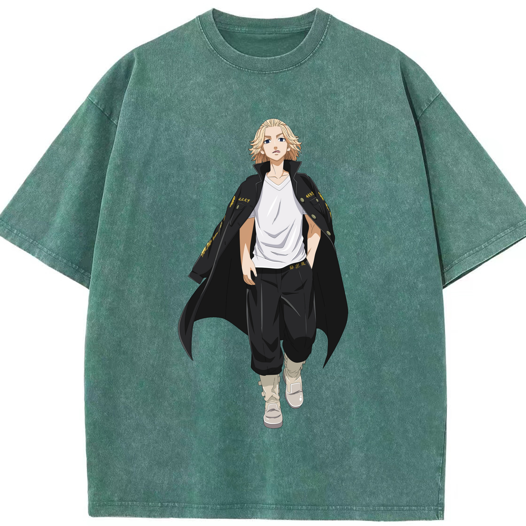 （画像用） 東京リベンジャーズ Tokyo Revengers 綿100% ヴィンテージ風 半袖Tシャツ（フロントプリント）